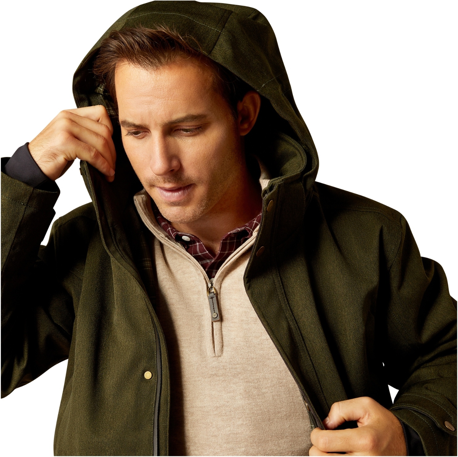 Ariat Homme Rhodium Imperméable Isolé Parka 10052954 - Rosin
